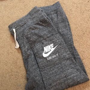 grey nike sweats